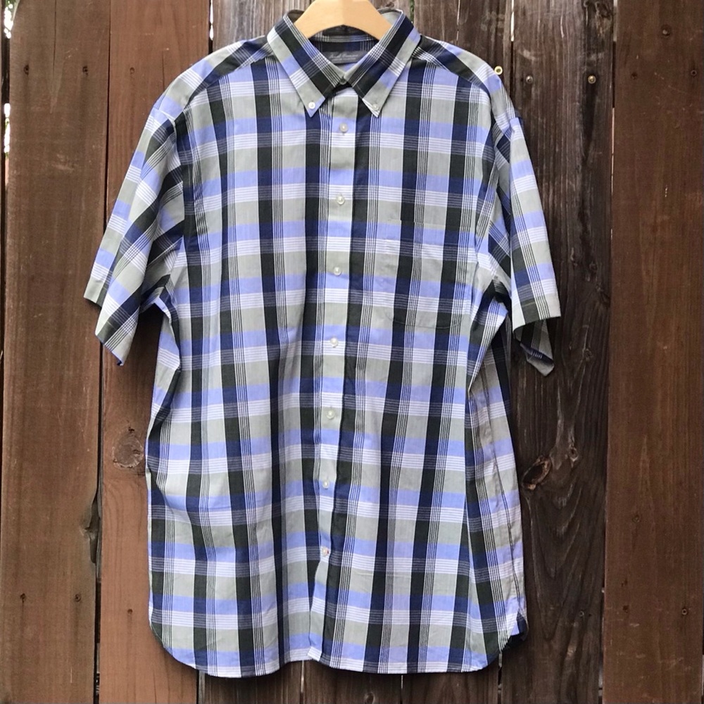 NWOT VINTAGE DANIEL CREMIEUX SHORT BUTTON DOWN XL